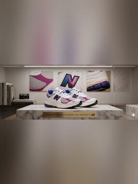 New Balance 2002R Good Vibes Pack Womens Sz 5.5 Running,M2002RGY White/Pink NIB